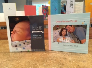 Pregnancy Photo Book and Owen's First Year Photo Book